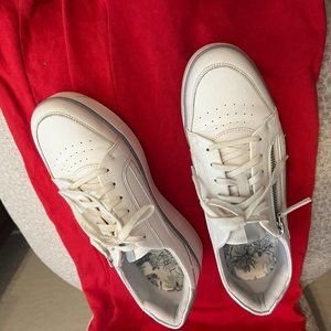 Alegria Qwip Smart Shoe-Platform Sneaker-White-Size 9-Gently Used